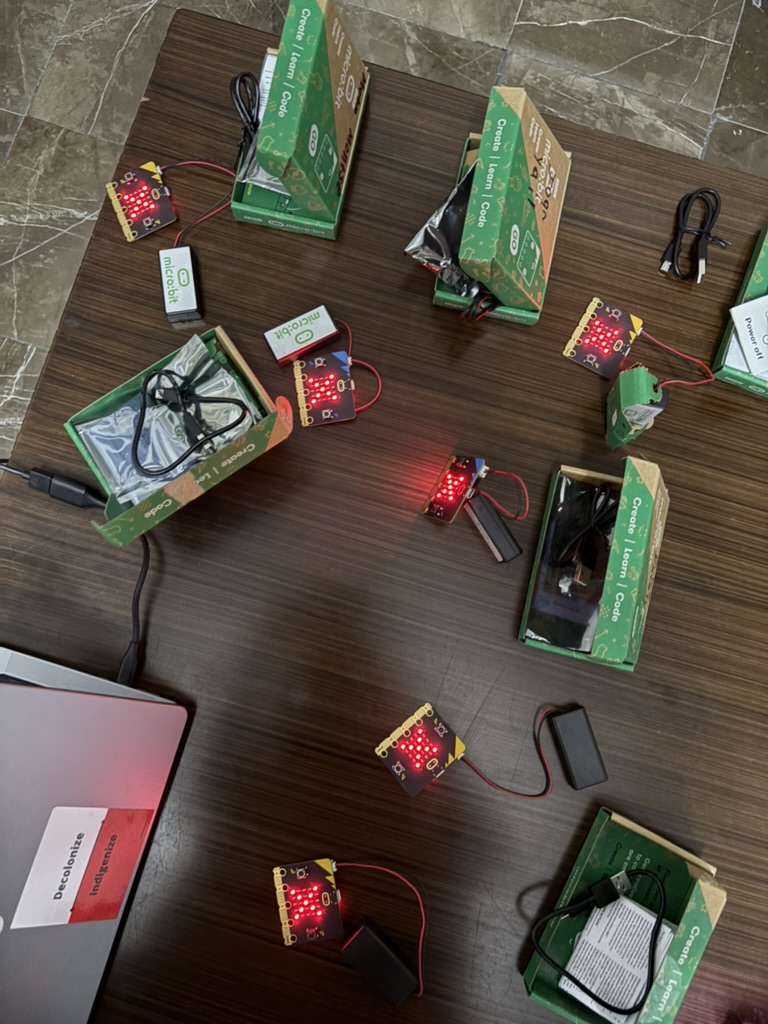 Small tangible projects built with micro:bits